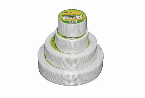 Купить Строительная самоклеящаяся сетка Серпянка Golden Mesh 45 мм х 153 м в Москве