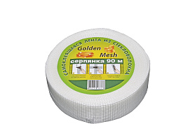 Купить Строительная самоклеящаяся сетка Серпянка Golden Mesh 45 мм х 90 м в Москве